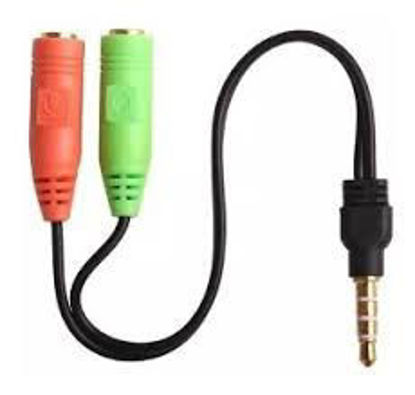 Imagen de ADAPTADOR AUDIO 3 1/2 H/2  3 1/2 M -0.20 MTS