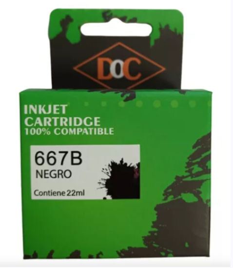 Imagen de CARTUCHO ALTERNATIVO 667XL NEGRO Y COLOR